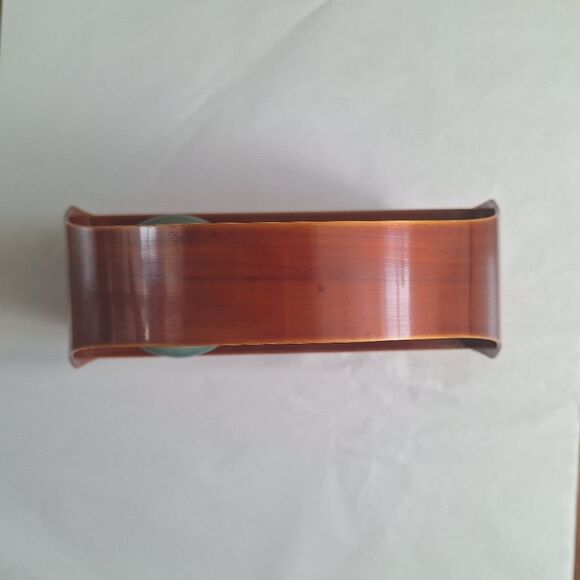 Vintage Japanese Hida Shunkei Lacquer Wooden Tobacco Bon Tray With Handle - Picture 5 of 10